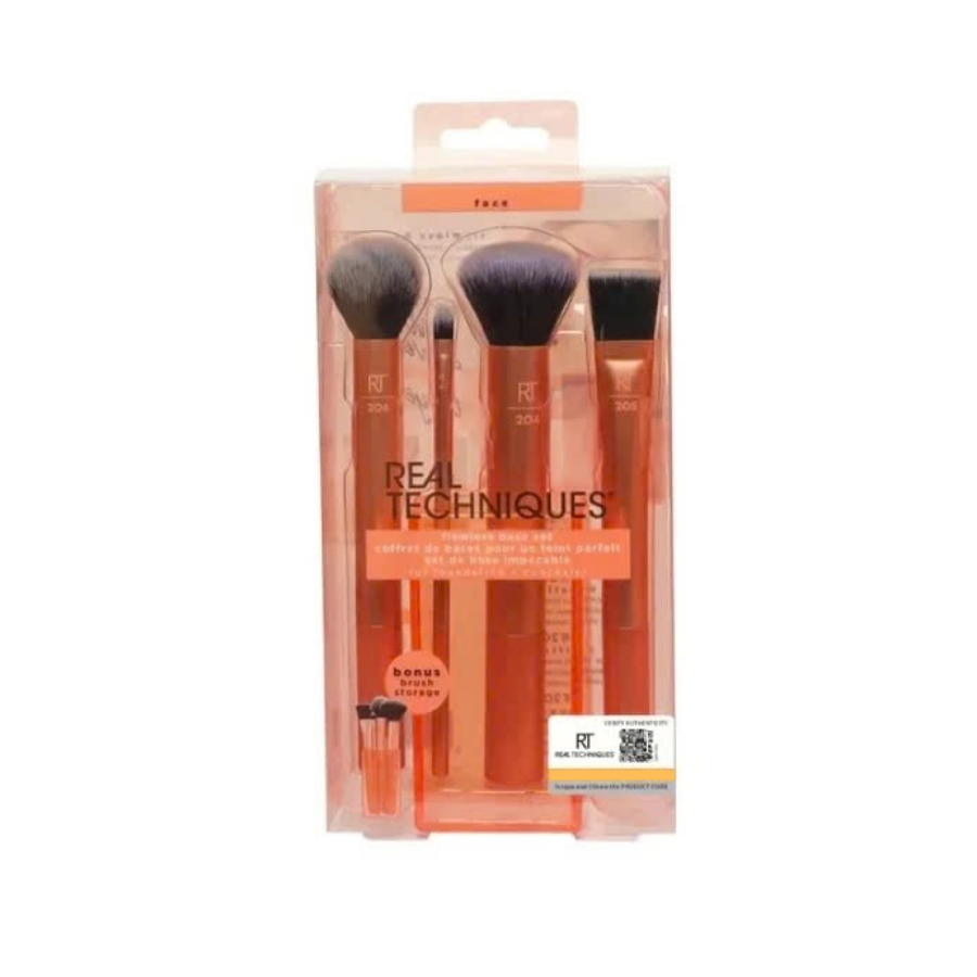 Bộ Cọ Trang Điểm 4 Cây RT REAL TECHNIQUES Flawless Base Set 91533